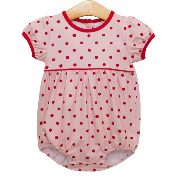 Apple Print Bubble- Pink