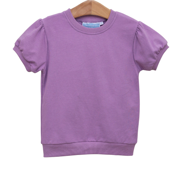 Landry Puff Sleeve Top- Lavender