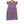 Lucy Game Day Dress- Purple Stripe/Orange
