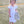 Lucy Game Day Dress- Light Blue Stripe