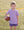 Henry Game Day Polo- Purple Stripe