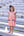 Lucy Game Day Dress- Orange Stripe/Navy