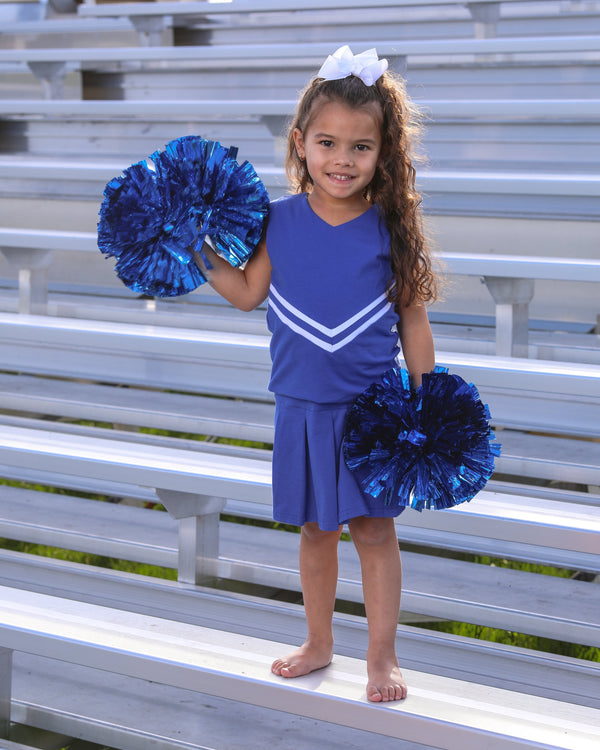 Cheer Uniform Set- Royal Blue