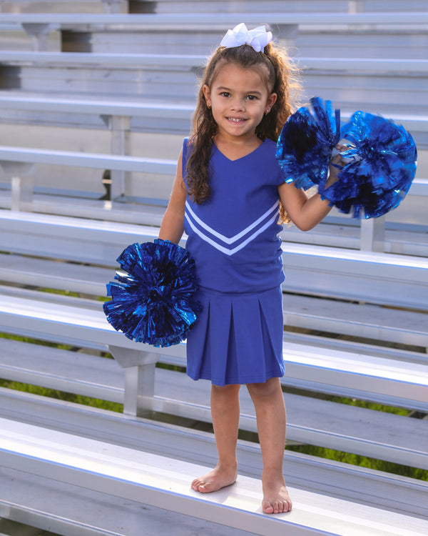 Cheer Uniform Set- Royal Blue
