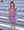 Lucy Game Day Dress- Crimson Stripe