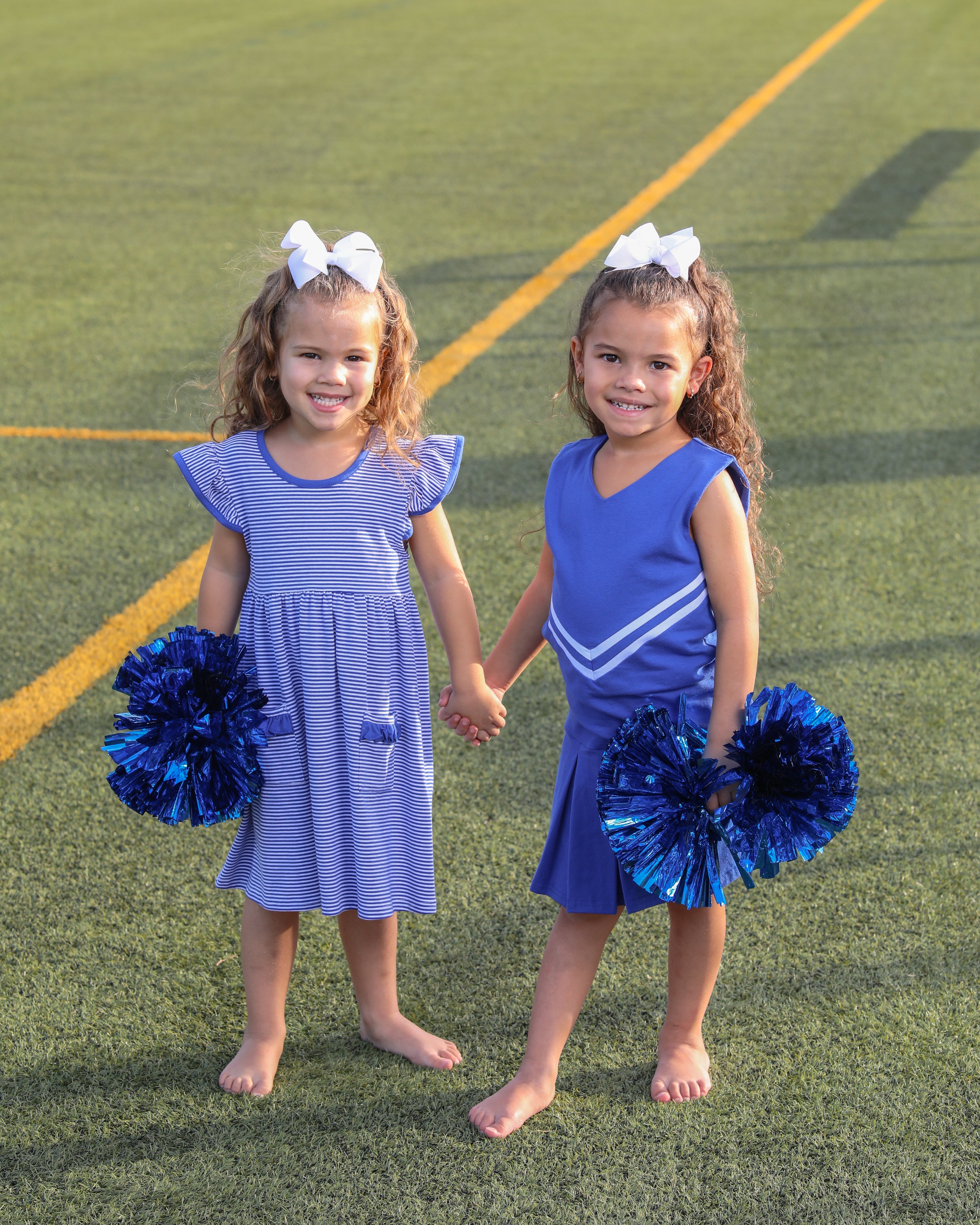 Lucy Game Day Dress- Royal Blue Stripe 10 Lucy Game Day Dress- Royal Blue Stripe 10