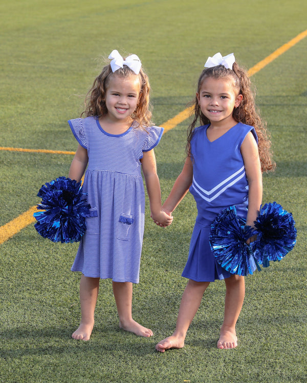 Cheer Uniform Set- Royal Blue
