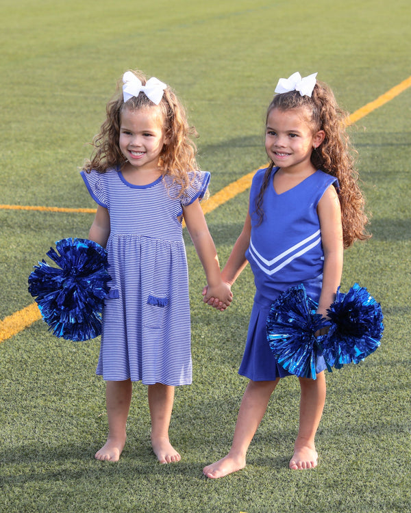 Cheer Uniform Set- Royal Blue