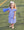 Lucy Game Day Dress- Royal Blue Stripe