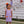 Lucy Game Day Dress- Purple Stripe/Orange