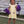 Lucy Game Day Dress- Yellow Stripe/Purple