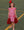 Lucy Game Day Dress- Red Stripe