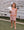 Lucy Game Day Dress- Burnt Orange Stripe