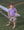 Henry Game Day Polo- Purple Stripe