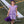Lucy Game Day Dress- Purple Stripe