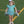 Lucy Game Day Bubble- Green Stripe