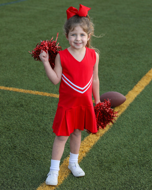 Cheer Uniform Dress- Red