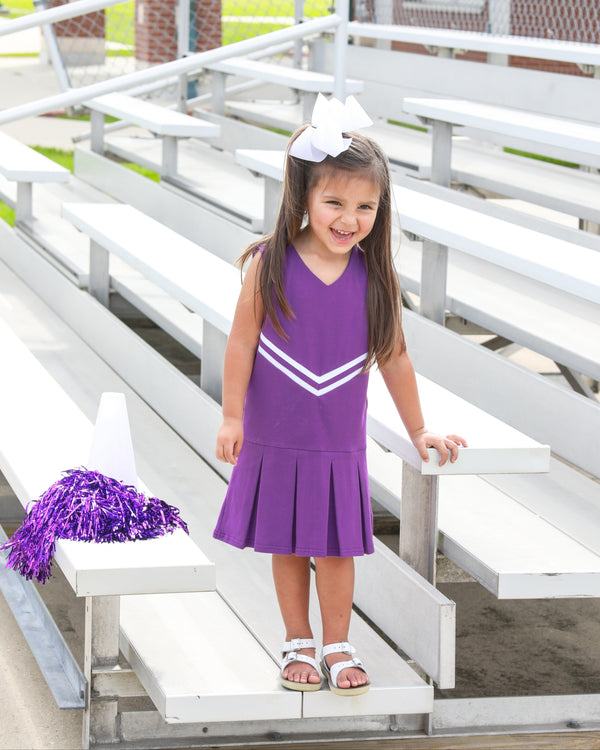 Cheer Uniform Dress- Purple