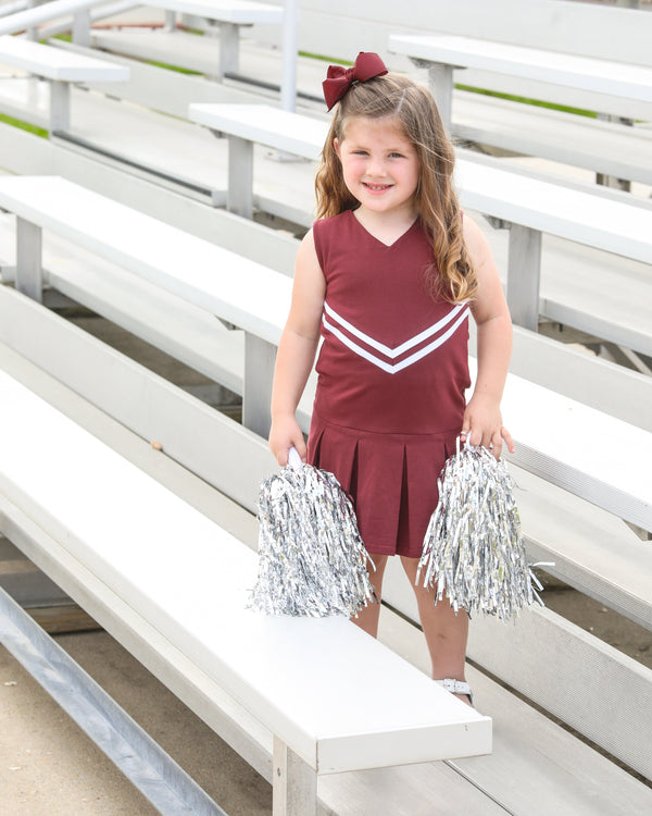 Cheer Uniform Dress- Maroon