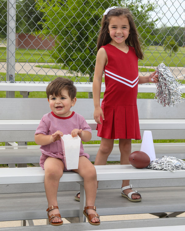 Bentley Game Day Bubble- Crimson Stripe