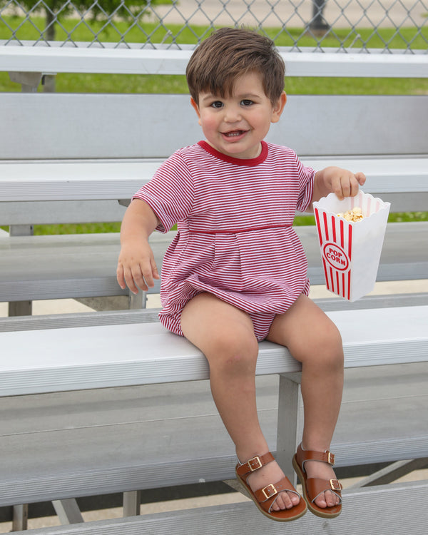 Bentley Game Day Bubble- Crimson Stripe