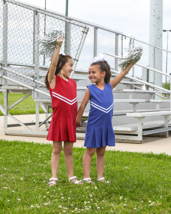Cheer Uniform Dress- Royal Blue