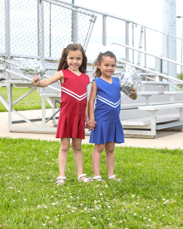 Cheer Uniform Dress- Royal Blue