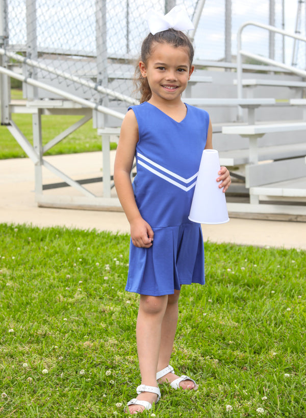 Cheer Uniform Dress- Royal Blue