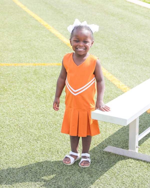 Cheer Uniform Dress- Burnt Orange