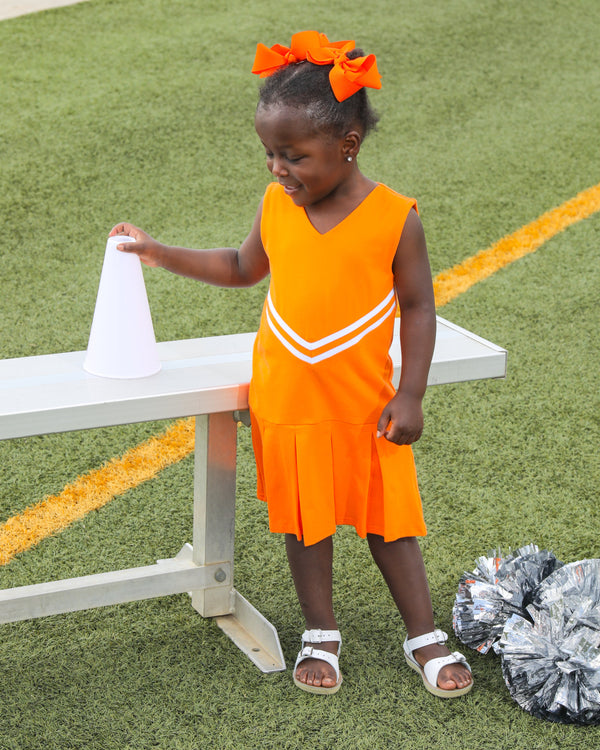 Cheer Uniform Dress- Orange