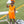 Cheer Uniform Dress- Orange