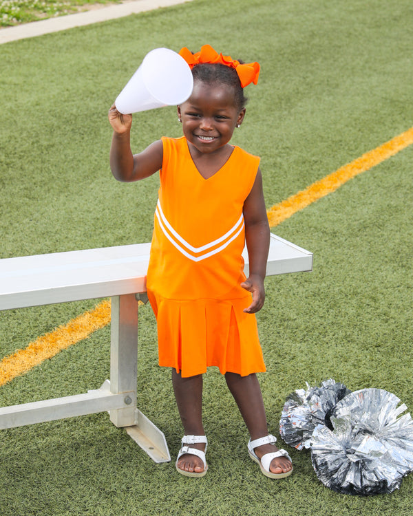 Cheer Uniform Dress- Orange
