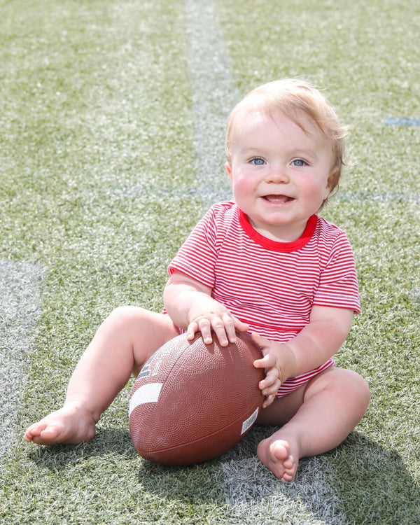 Bentley Game Day Bubble- Red Stripe