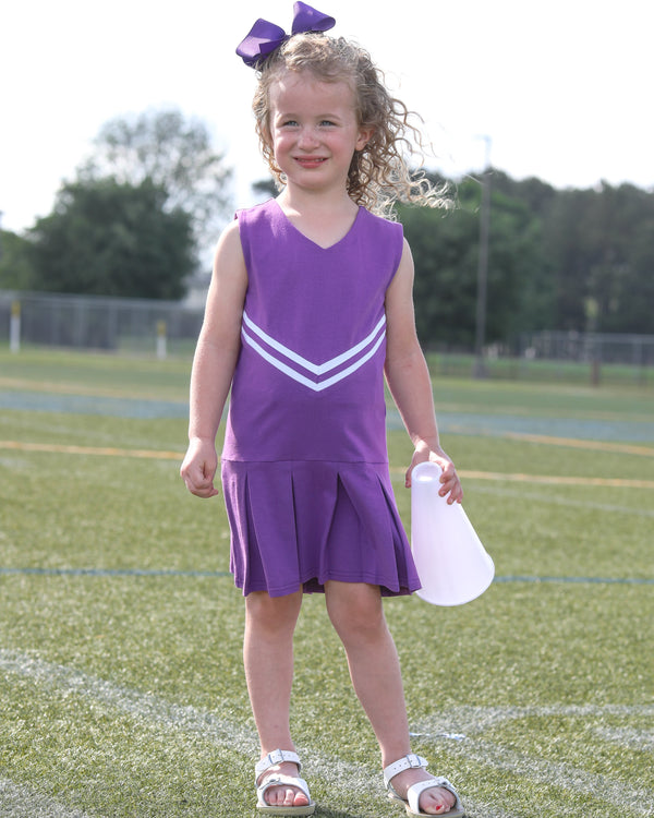 Cheer Uniform Dress- Purple