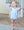 Lucy Bubble- Cornflower Stripe/Red
