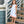Josie Dress- Light Blue Stripe/Coral