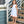 Josie Dress- Light Blue Stripe/Coral