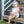Josie Bubble- Light Blue Stripe/Coral