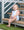 Josie Bubble- Light Blue Stripe/Coral