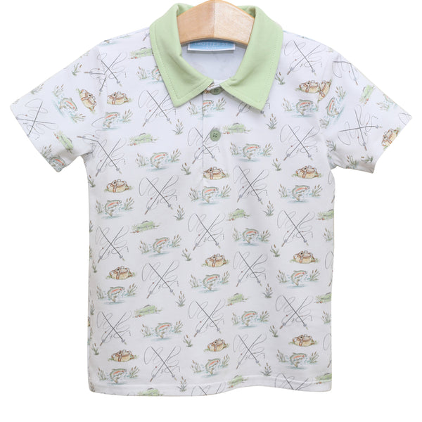 Gone Fishin' Polo Short Set