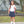 Pleat Skort- Navy