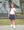 Pleat Skort- Navy
