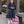 Ruffle LS Polo Dress- Navy