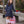 Ruffle LS Polo Dress- Navy