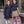 Ruffle LS Polo Dress- Navy
