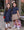 Ruffle Polo- Navy