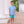 Drew Short Set- Blue Stripe/Teal
