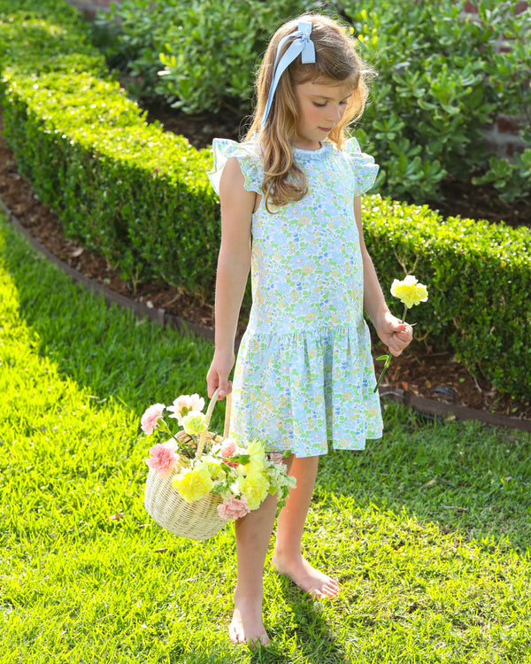 Blooming Floral Ruffle Dress