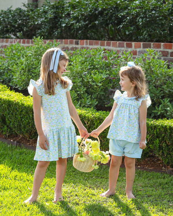 Blooming Floral Ruffle Dress