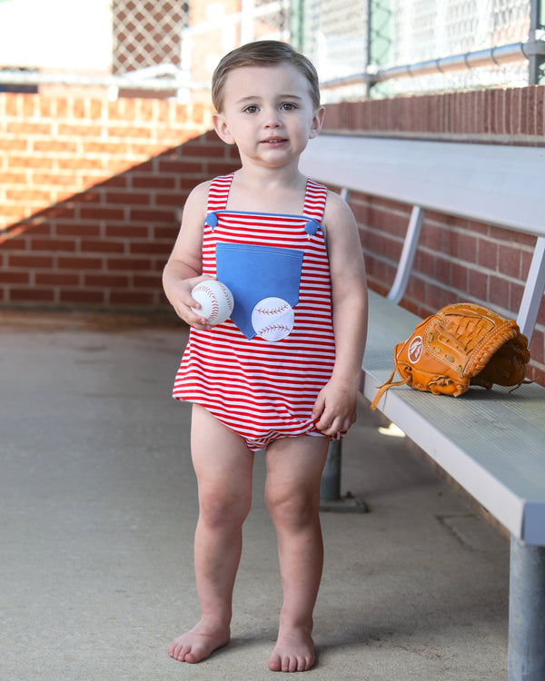 Baseball Pocket Sunsuit
